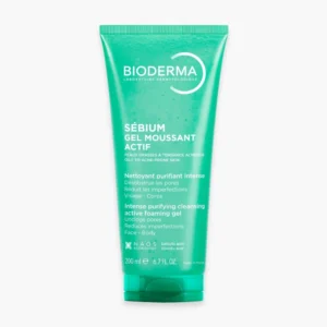 BIODERMA – Sébium Gel Moussant Actif Nettoyant Purifiant Intense – 200ml